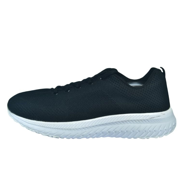 FILA- Lace-Up Lifestyle Sneakers – Black & White