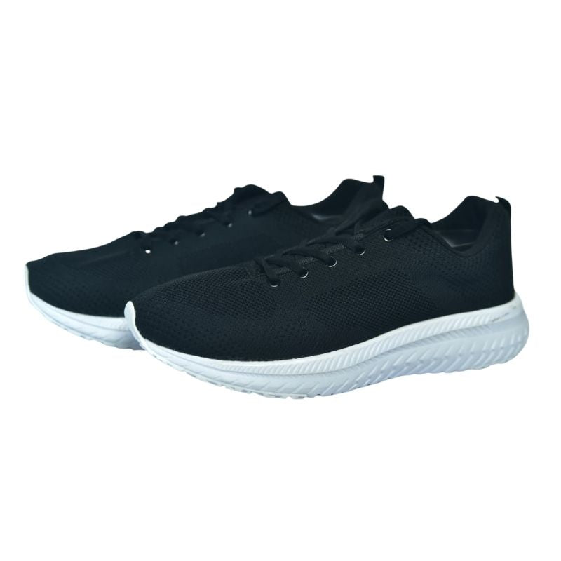 FILA- Lace-Up Lifestyle Sneakers – Black & White